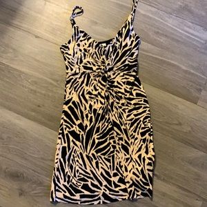 Animal print dress
